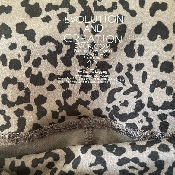 Evolution and Creation The Brianna Legging,Cheetah Print,Size L - Picture 4 of 6